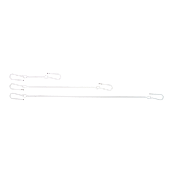 ROSE DISPLAYS CLEAR LOCKING HOOKS Instruction Sheet