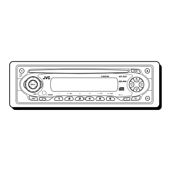 JVC KD-S20 Instructions Manual