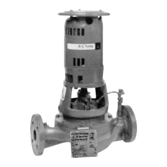 AC Fire Pump Series 1580 Instruction Manual