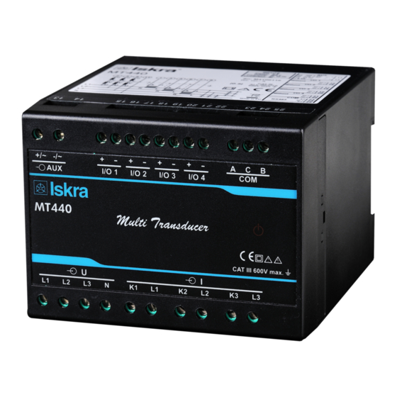 Iskra MT4 Series User Manual