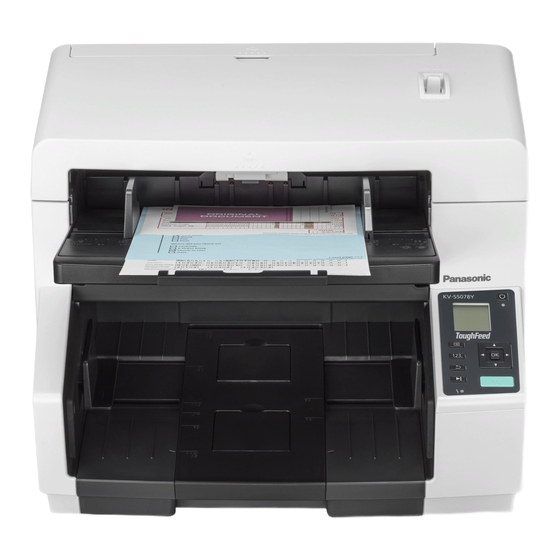 Panasonic KV-S5058 Operating Manual