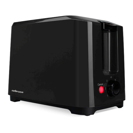 Mellerware Cool Touch ECO 24821A Toaster Manuals