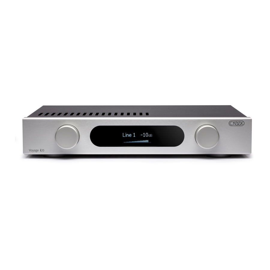 Creek Audio VOYAGE i20 Instruction Manual