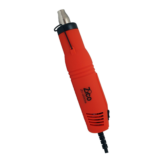 Zico ZI-2009 User Instructions