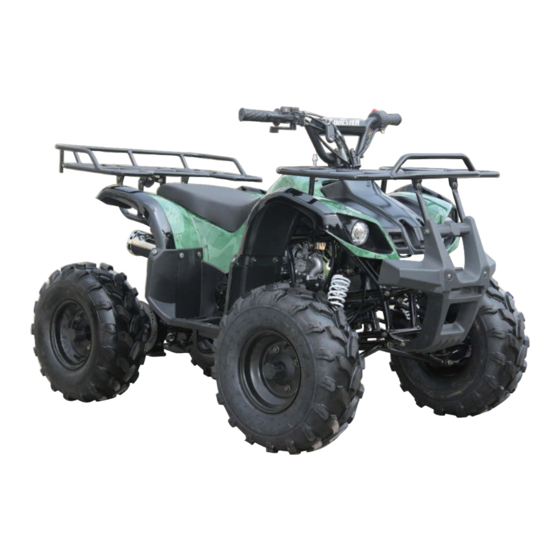Coolster ATV-3125B Owner's Manual