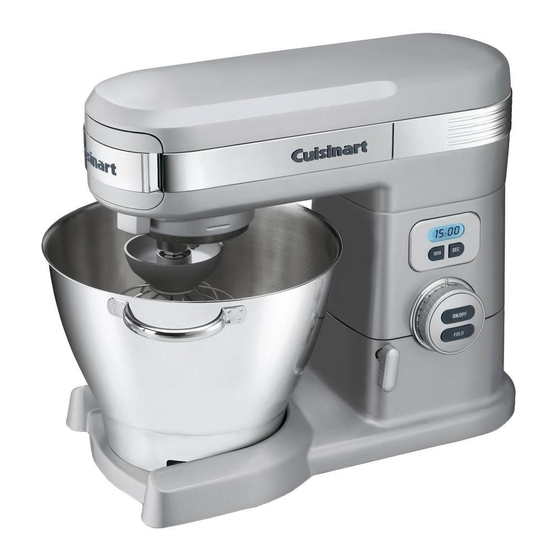 Cuisinart SM-55BK - 5 - Stand Mixer Instruction/Recipe Booklet