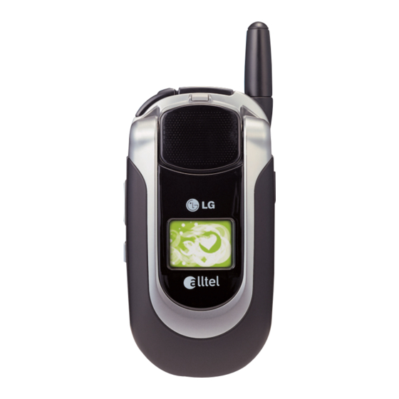 LG AX390 -  Cell Phone Manual Del Usuario