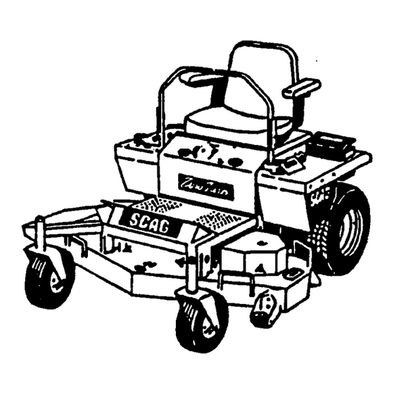 Scag Power Equipment SSZ-16BV Technical Manual