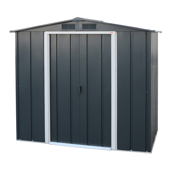 DuraMax Metal Garden Shed Owners Manual And Assembly