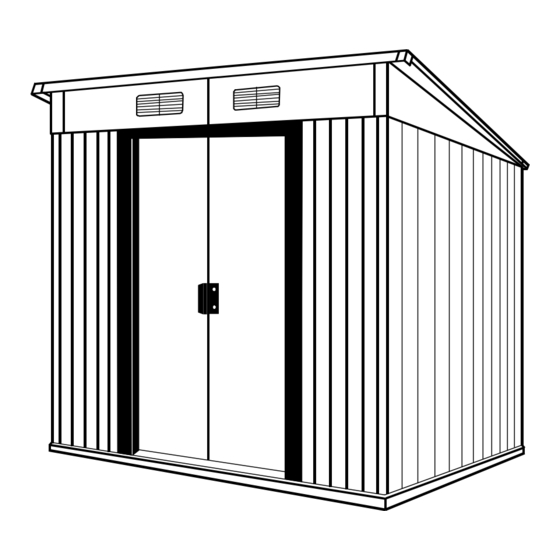 DuraMax Metal Garden Shed Owner's Manual
