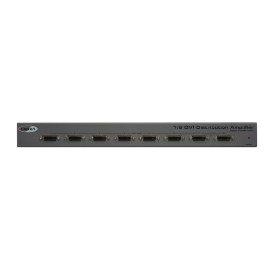 Gefen 1x8 DVI DA User Manual