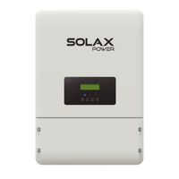 SolaX Power X1-Fit-3.7I Quick Installation Manual