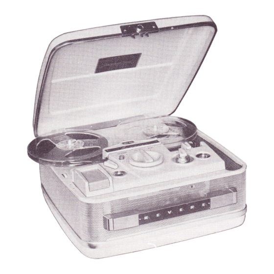 Revere T-2000 Manual