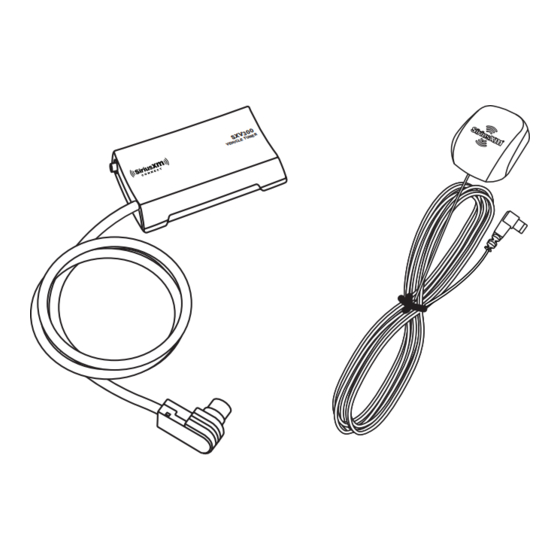 Sirius XM RAdio SXV300 Accessory Manual