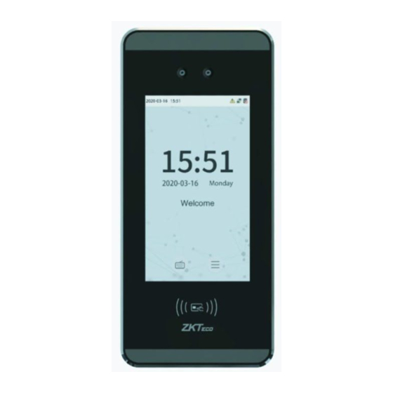 ZKTeco MiniAC Plus Quick Start Manual