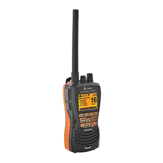 Cobra Marine MR HH600 FLT GPS BT Owner's Manual