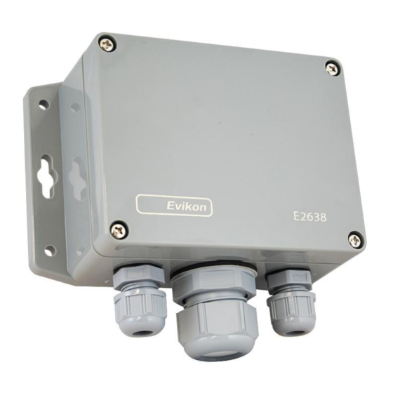 Evikon PluraSens E2638-C2H4 User Manual