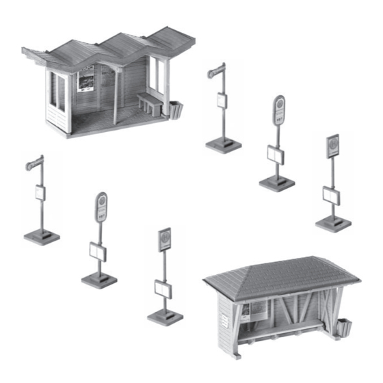 Faller 2 BUS STOP SHELTERS Manual
