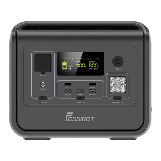 FOSSIBOT F800 User Manual