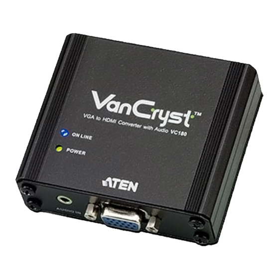 ATEN VC180 User Manual