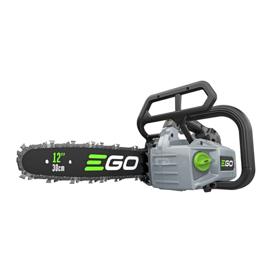 EGO Power Plus CSX3000 - CHAIN SAW Manual
