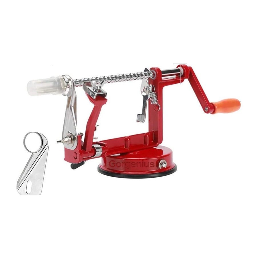 Back To Basics Apple And Potato Peeler first use 