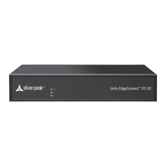 SilverPeak Unity EdgeConnect EC-XS Quick Start Manual