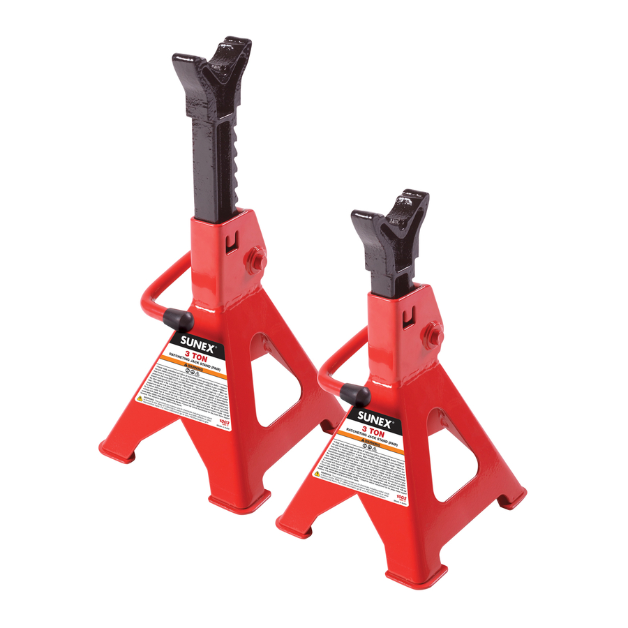 Sunex Tools 1003 Owner's Manual