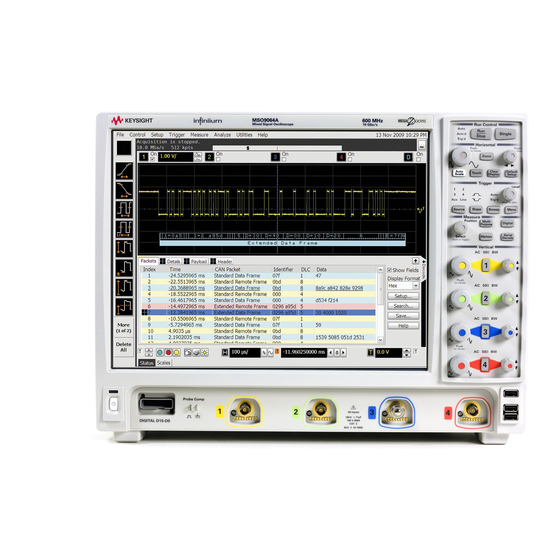 Keysight Technologies Infiniium 9000 Series User Manual