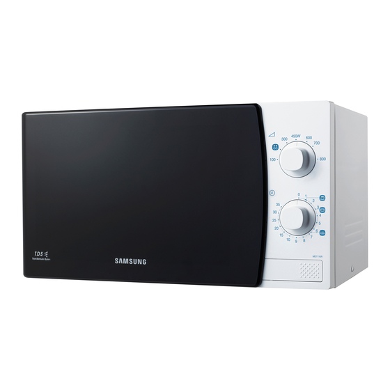 Samsung ME711K Owner's Instructions & Cooking Manual