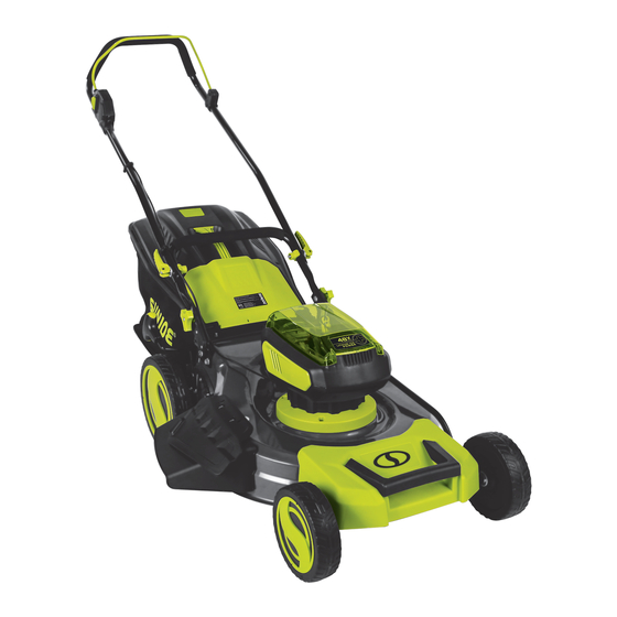 SNOWJOE SUNJOE 24V-X2-21LM-RM Operator's Manual