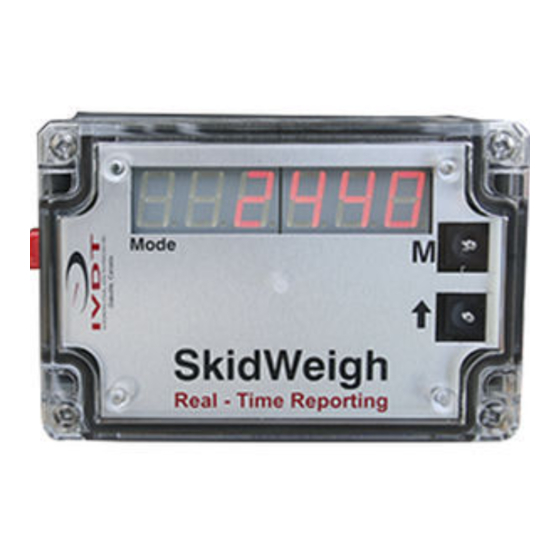 Integrated Visual Data Technology Inc. SkidWeigh ED2-2X Series Installation & Calibration Manual