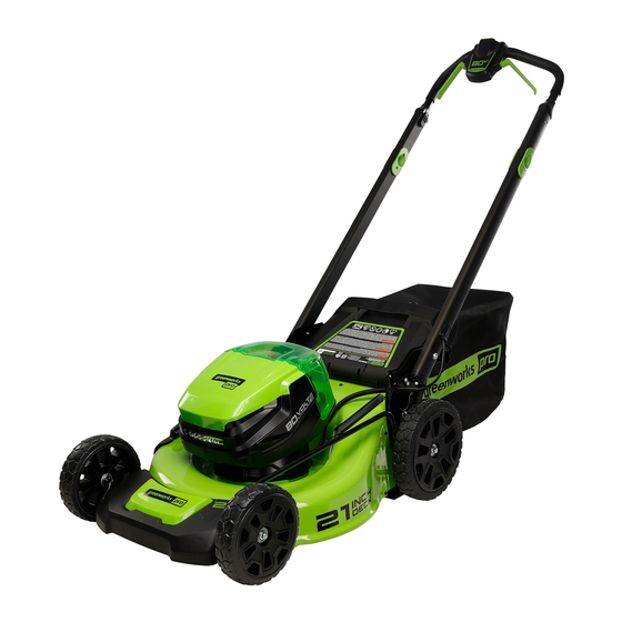 GreenWorks Pro MO80L05 Operator's Manual