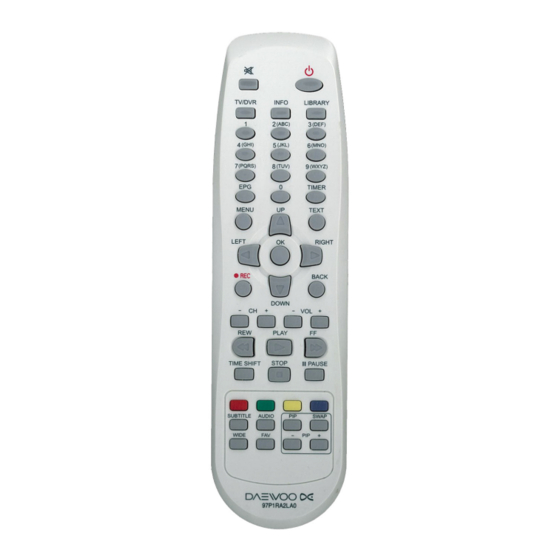 Daewoo DSD9502T Manual