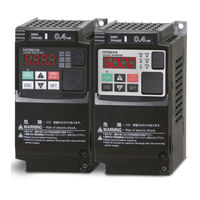 Hitachi WJ200-007L Quick Reference Manual