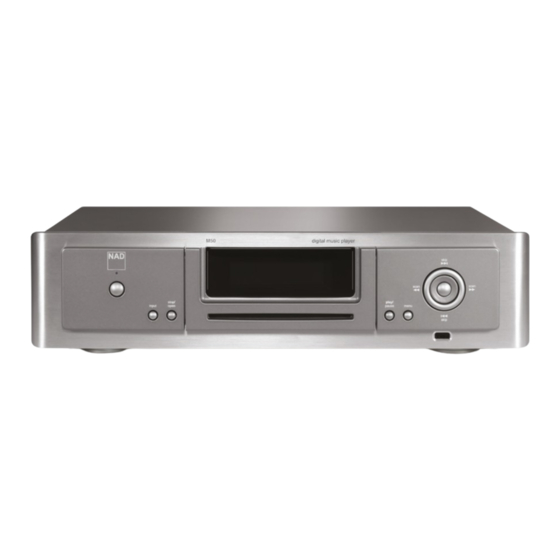 NAD M50 Quick Setup Manual