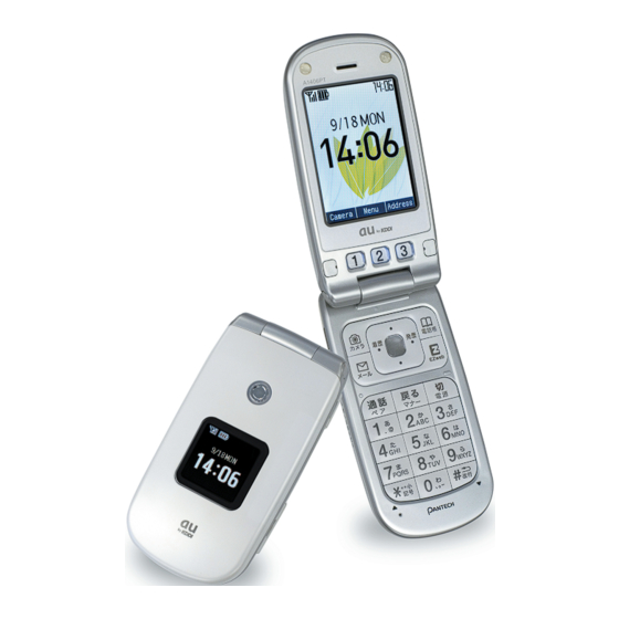 Pantech A1406PT Basic Manual