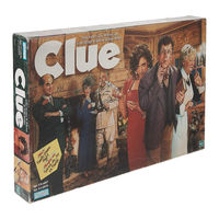 Parker Brothers Clue Classic Detective Game Instruction Manual