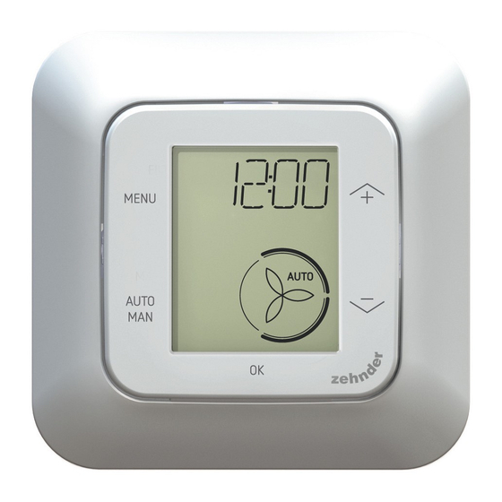 Zehnder Rittling ComfoSense C Series Manual