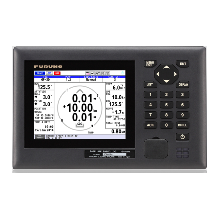Furuno GS-100 Operator's Manual