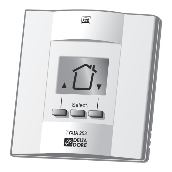 DELTA DORE TYXIA 253 Manual