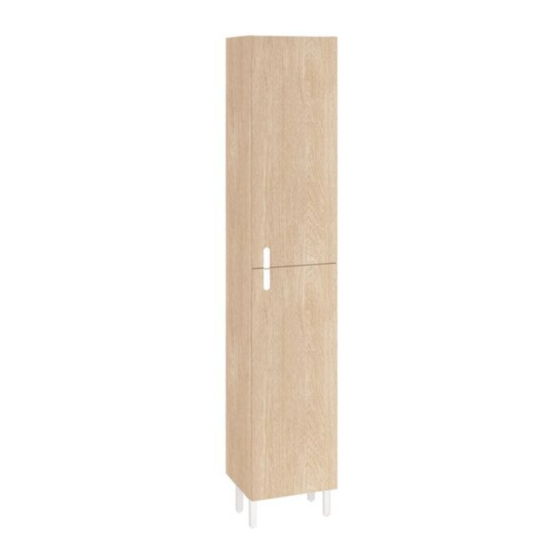 Sensea EASY COLUMN 35 2 DOORS WHITE MATT Assembly, Use, Maintenance Manual