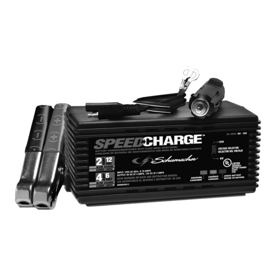 Schumacher Speed Charge SC-200A Owner's Manual