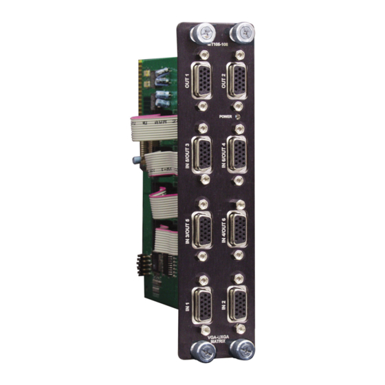Altinex MULTI-TASKER MT105-108 User Manual