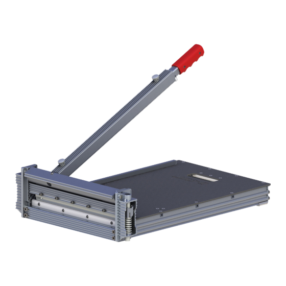 D-CUT MH-330 Operation Manual