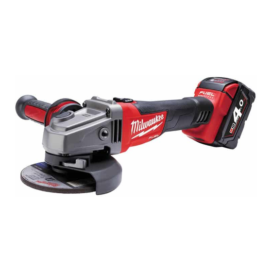 Milwaukee M18 CAG115X Original Instructions Manual