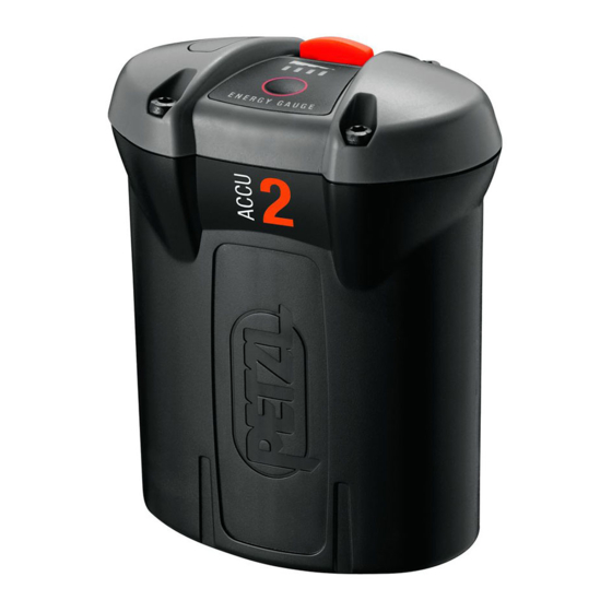 Petzl ACCU 2 ULTRA Manual