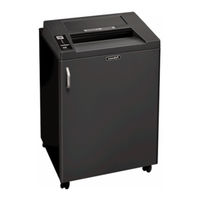 Fellowes FORTISHRED 4850S Instructions Manual