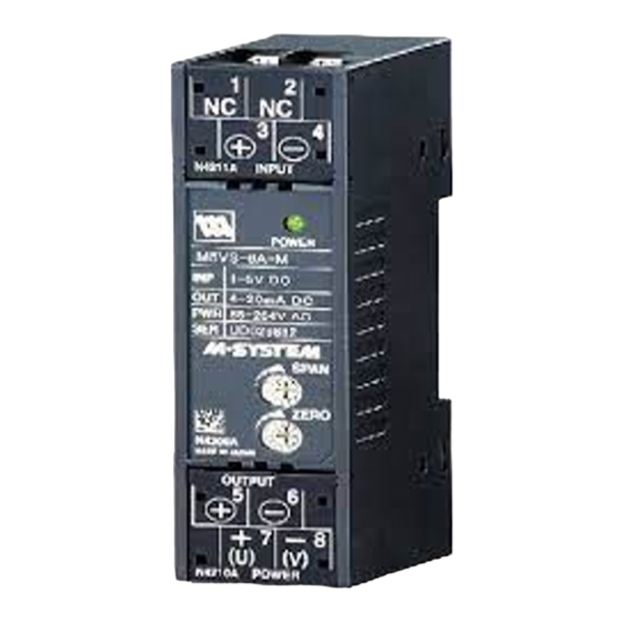 M-system M5PA Instruction Manual