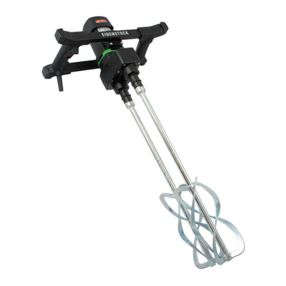 User Manuals: EIBENSTOCK EZR 22 R R Power Mixer